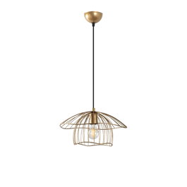 Opviq Mantar - 6503 - S Lámpara de araña de metal dorado